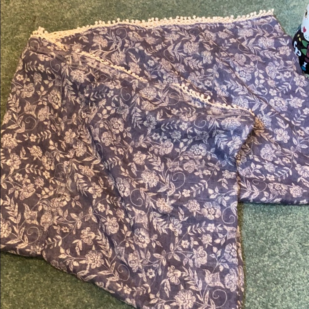 Beautiful floral infinity scarf